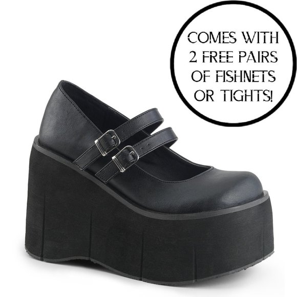 Demonia Shoes - Demonia KERA 08 Mary Jane Platform Shoe